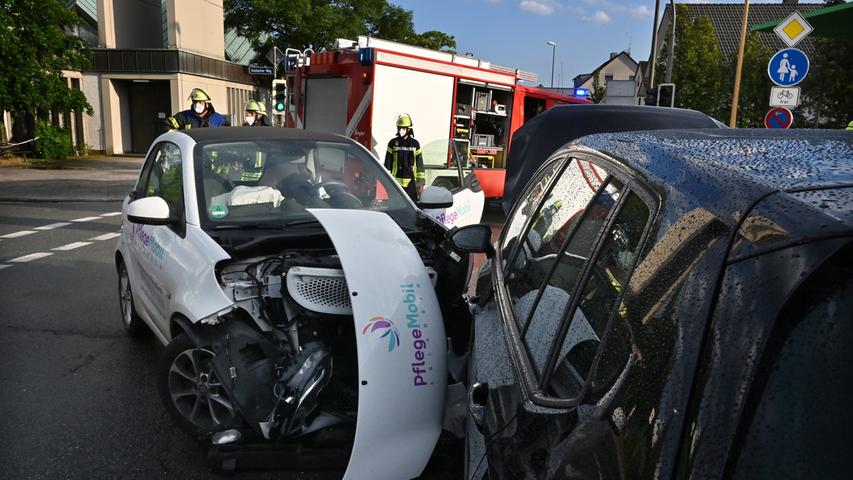 Schwerer Verkehrsunfall in Erlangen