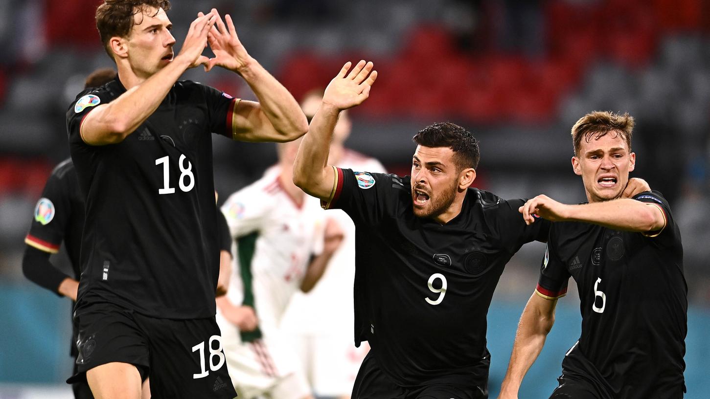 Leon Goretzka verbreitet Liebe. Leon Goretzka verbreitet Liebe.