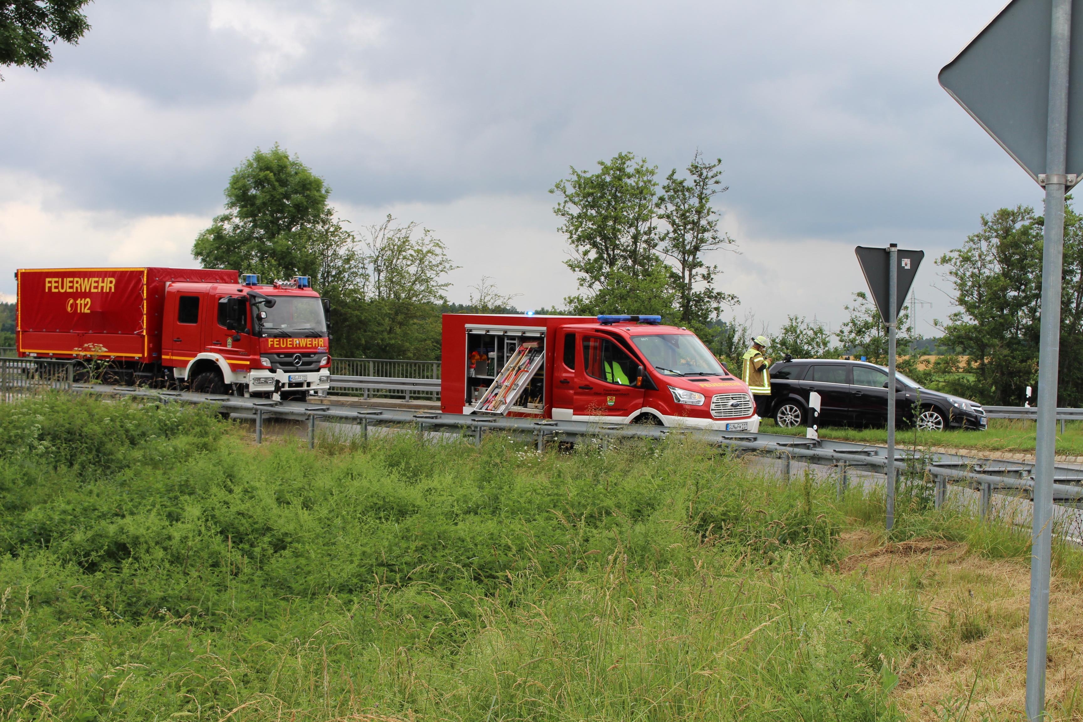 Schwerer Unfall Auf Der B466 Bei Gunzenhausen - Gunzenhausen | Nordbayern