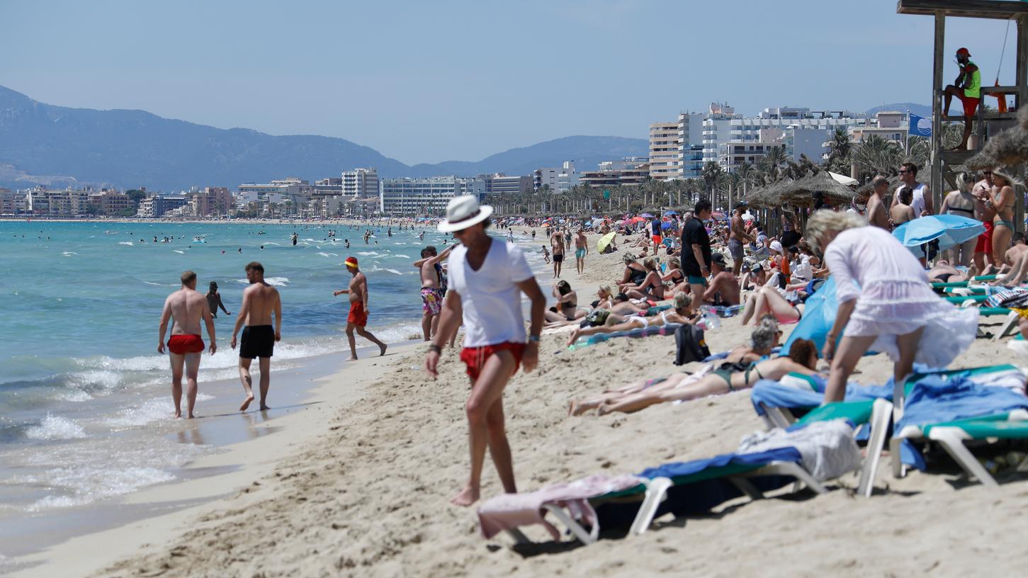 Die Strände auf Mallorca werden allmählich voller. 