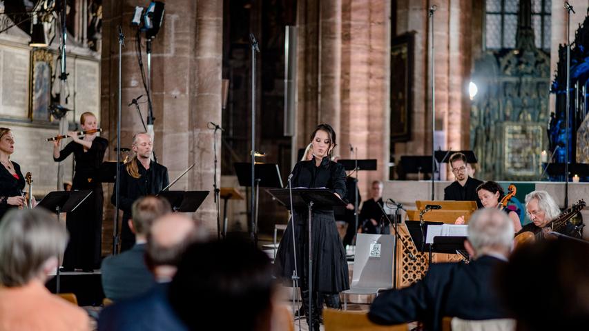 Am Freitag, 25. Juni 2021, wurde das Bach-Programm "Erlösung" zum ersten Mal vor einem Live-Publikum aufgeführt: in der Sebalduskirche zur Eröffnung des 70. Musikfests ION.