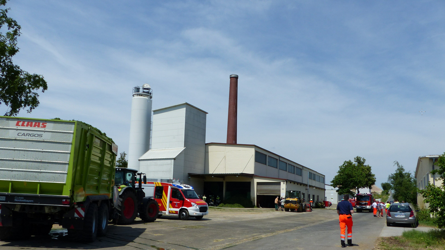 In Röckersbühl rückte die Feuerwehr an. In Röckersbühl rückte die Feuerwehr an.