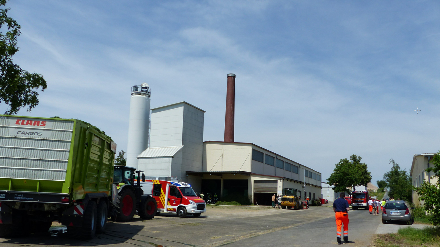 In Röckersbühl rückte die Feuerwehr an.