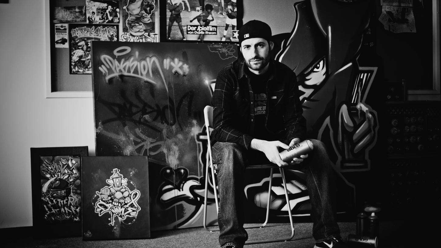 Carlos Lorente, Graffiti-Artist. Carlos Lorente, Graffiti-Artist.