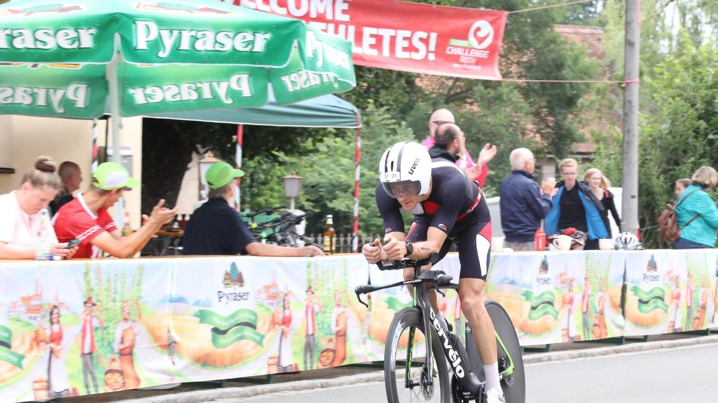 Top 10 Finisher bei der Datev Challenge Roth 2019. Chris Störzer startet am Liebsten für die Langdistanz.