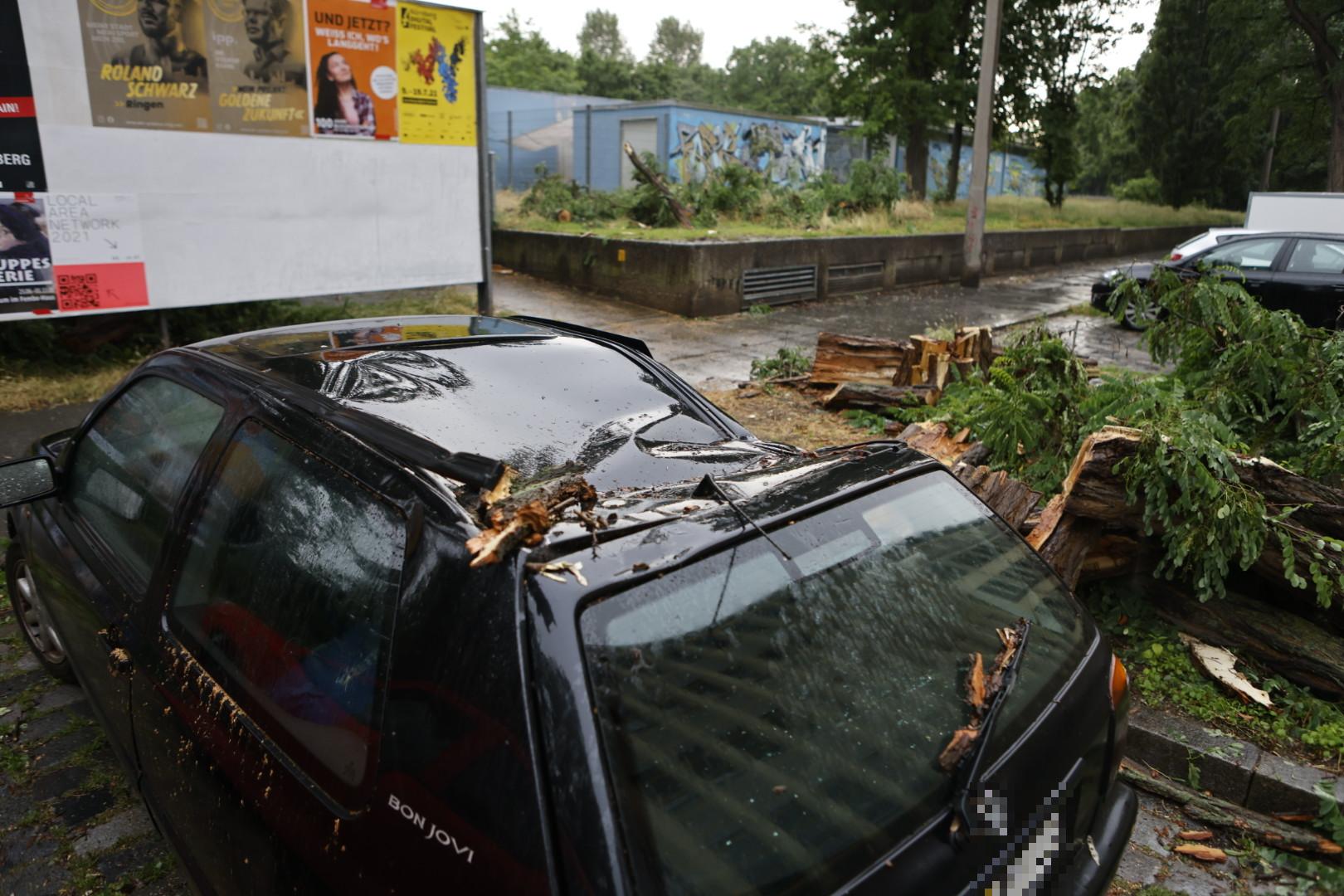 Auch der Sturm endete recht pünktlich zum Ende des Spiels.