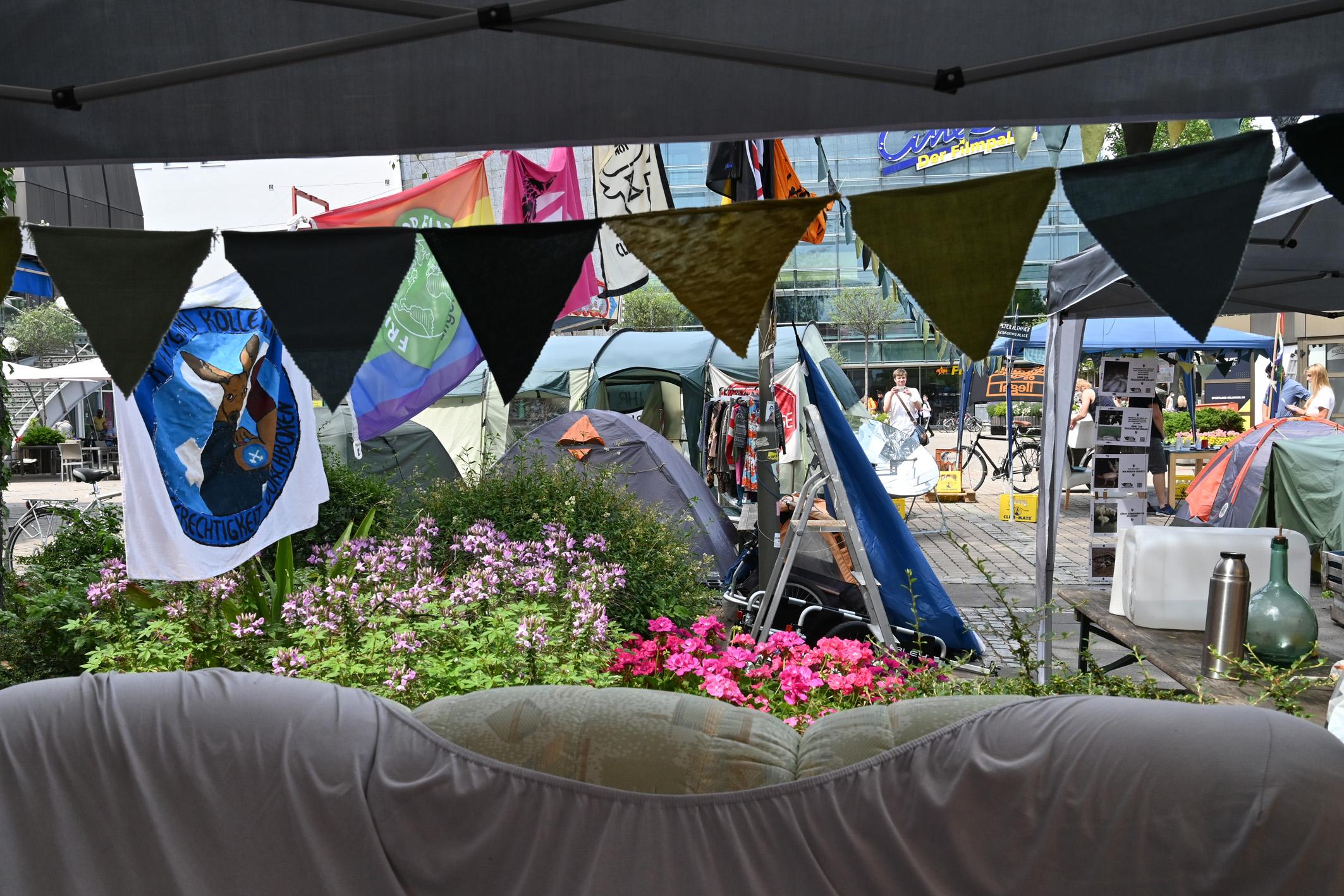 Beşiktaş-Platz Klimacamp