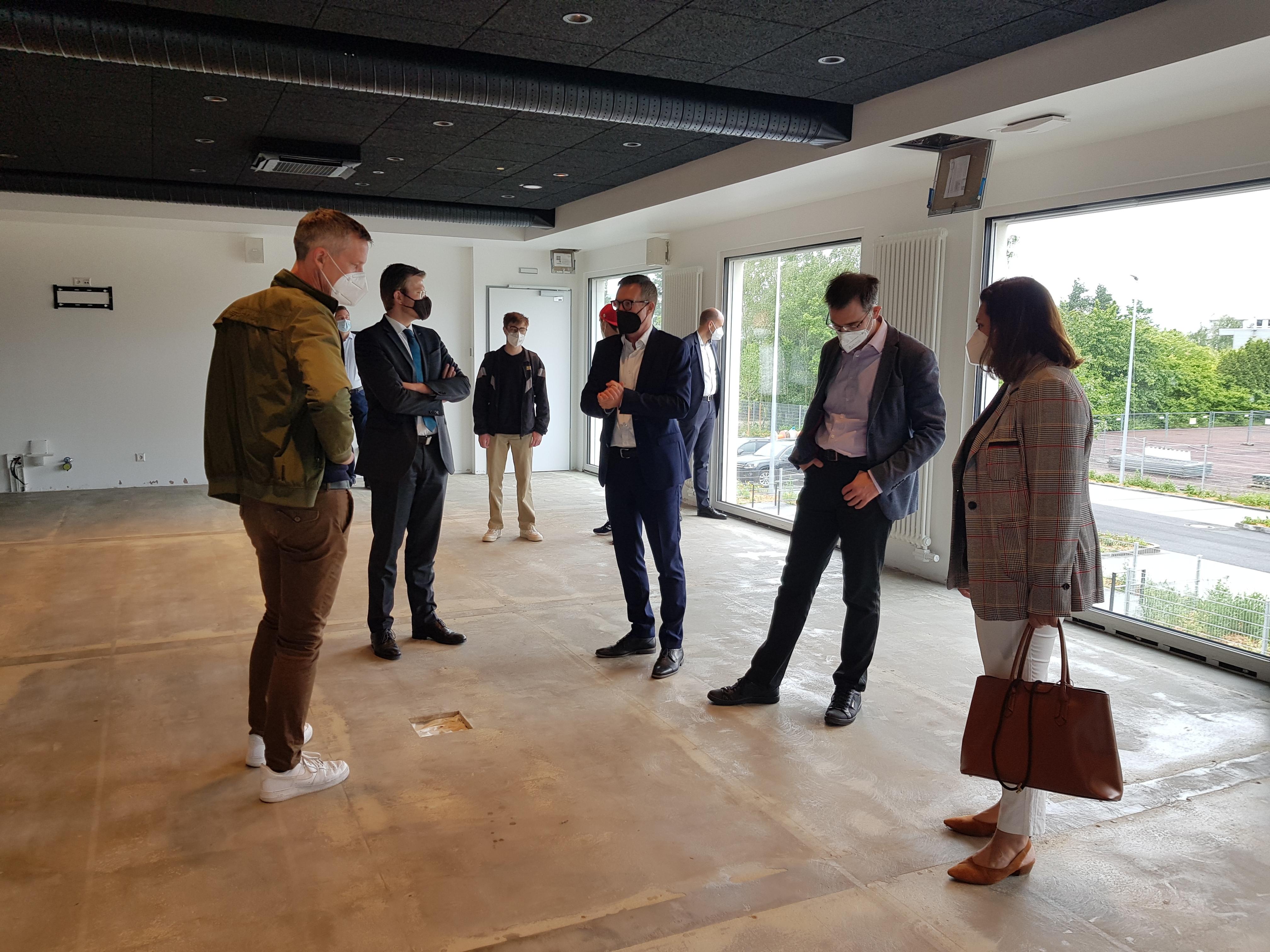 Der VIP-Raum kann unabhängig von Sportveranstaltungen für Events mit bis zu 199 Personen genutzt werden.