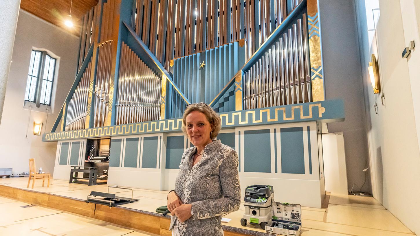 Orgelbau im Endspurt: Susanne Hartwich-Düfel freut sich auf die neue Klais-Orgel in Sankt Matthäus.
Orgelbau im Endspurt: Susanne Hartwich-Düfel freut sich auf die neue Klais-Orgel in Sankt Matthäus.