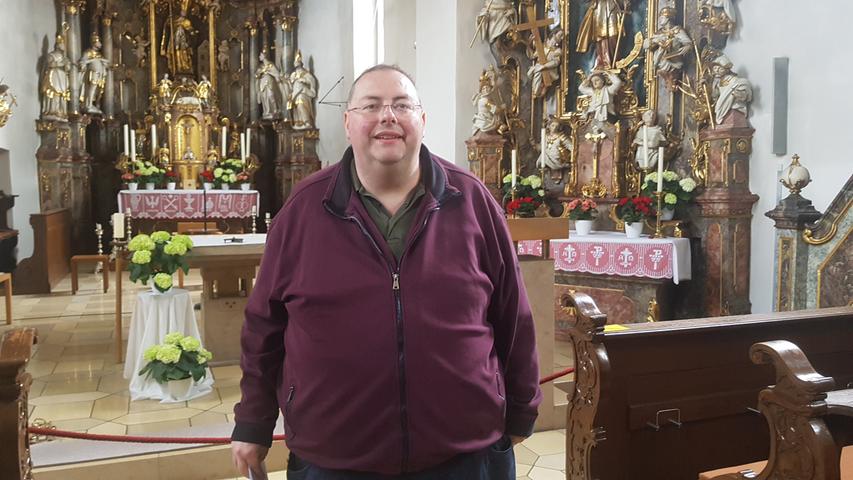 Pfarrer Michael Gehret, gebürtiger Würzburger, fühlt sich wohl in Oberfranken,