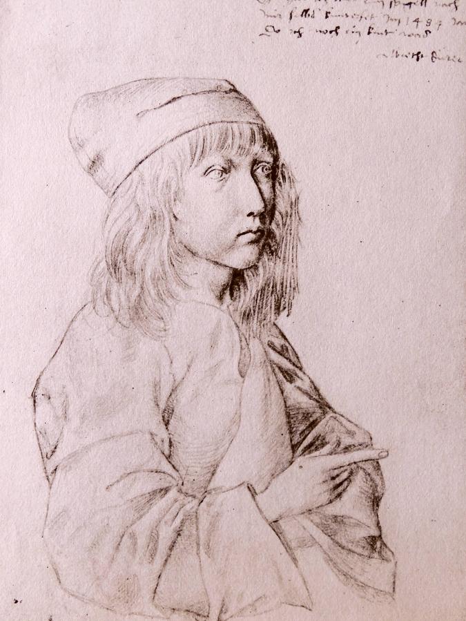 Früher Beweis einer außerordentlichen Meisterschaft: als Teenager fertigte Albrecht Dürer dieses Selbstbildnis von sich an.