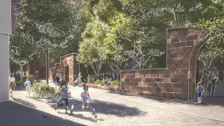 Die Dr-Erich-Mulzer-Straße wird zum Vorzimmer des Parks, dort sollen Bäume gepflanzt und Sitzbänke installiert werden.
Die Dr-Erich-Mulzer-Straße wird zum Vorzimmer des Parks, dort sollen Bäume gepflanzt und Sitzbänke installiert werden.