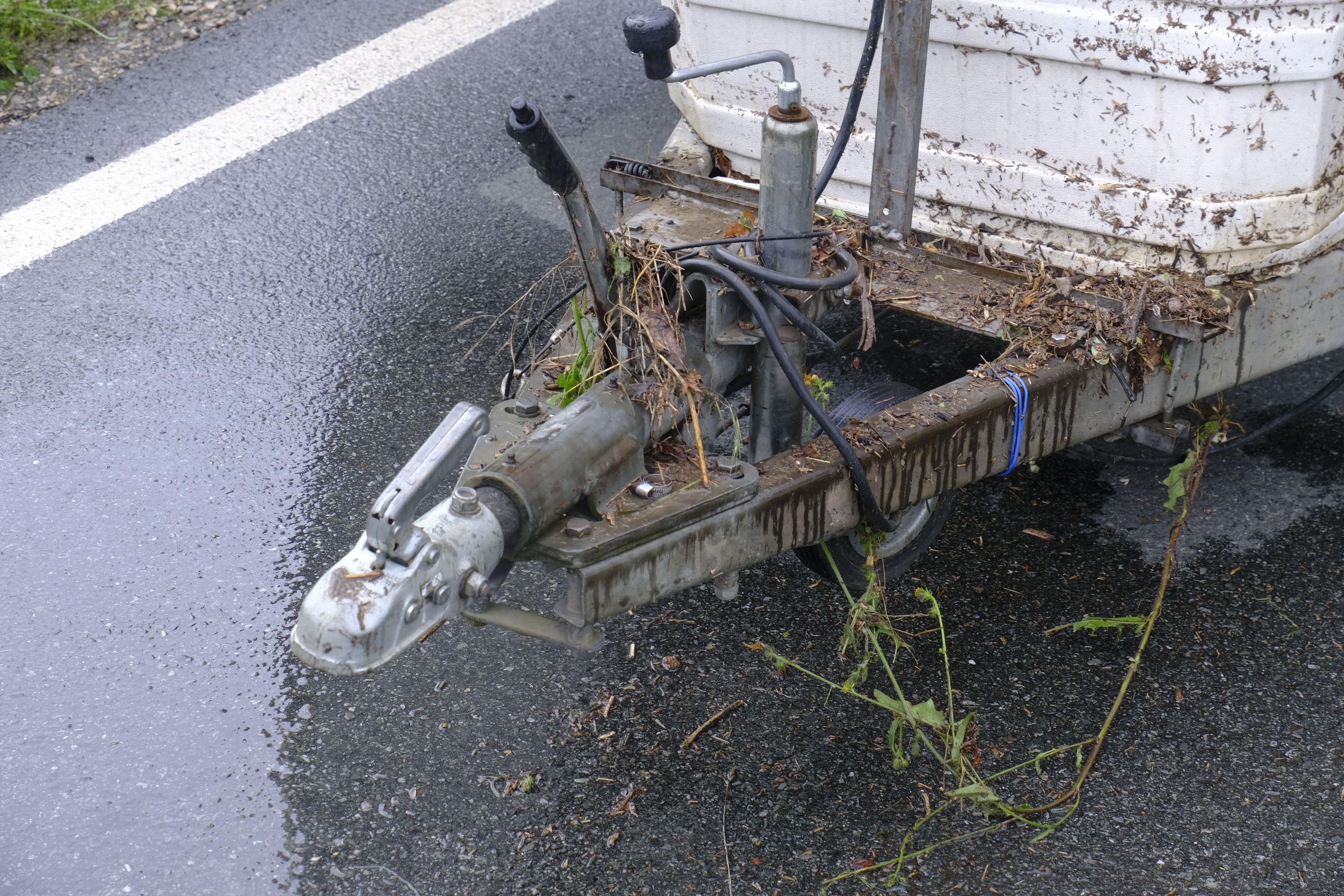 Anhängerkupplung eines Schaustellerwagens