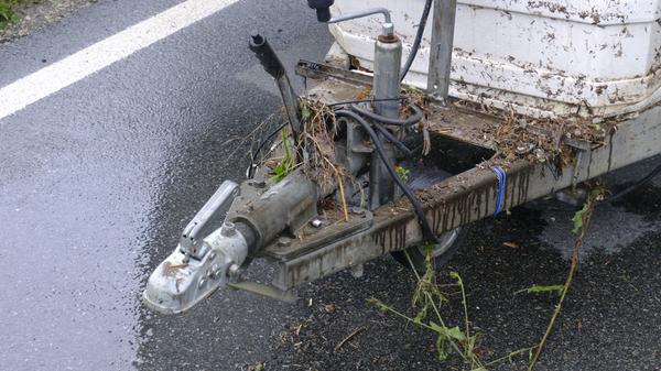 Anhängerkupplung eines Schaustellerwagens