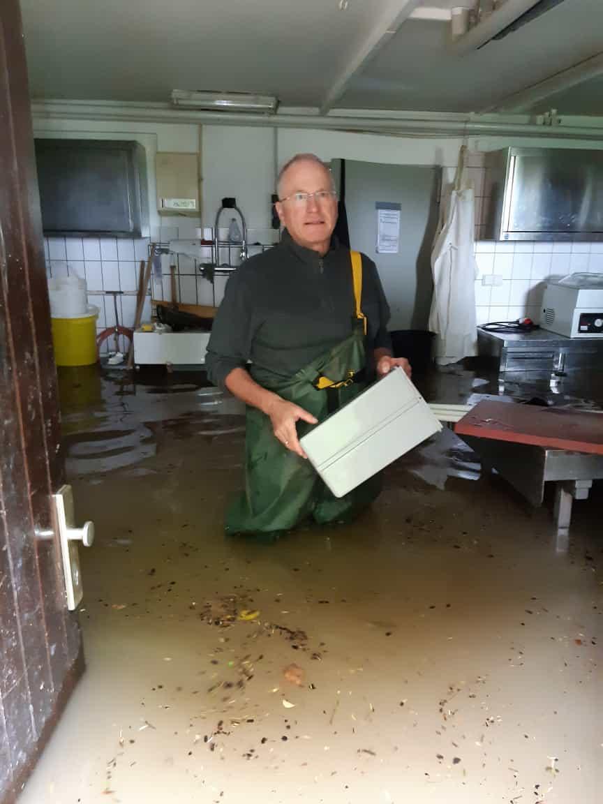 ... sah es hier im Keller so aus.