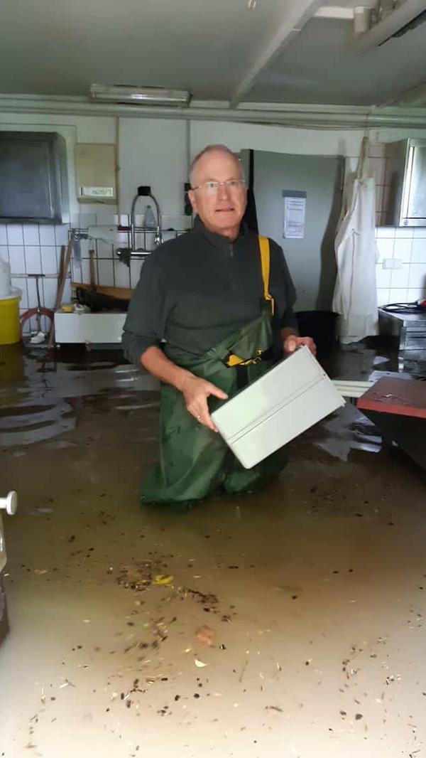 ... sah es hier im Keller so aus.