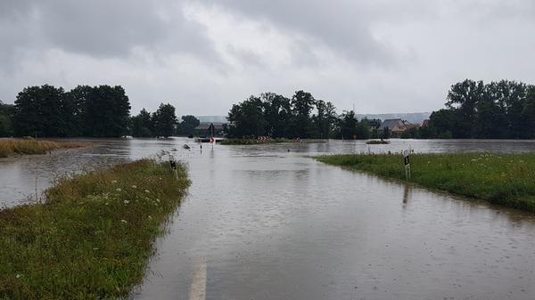 Die Aisch ist ein einziger See.