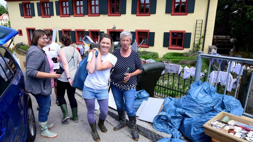 Hochwasser im Landkreis Fürth: Die Lage entspannt sich