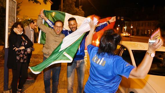 Italien ist Europameister: So feiern die Fans in Erlangen