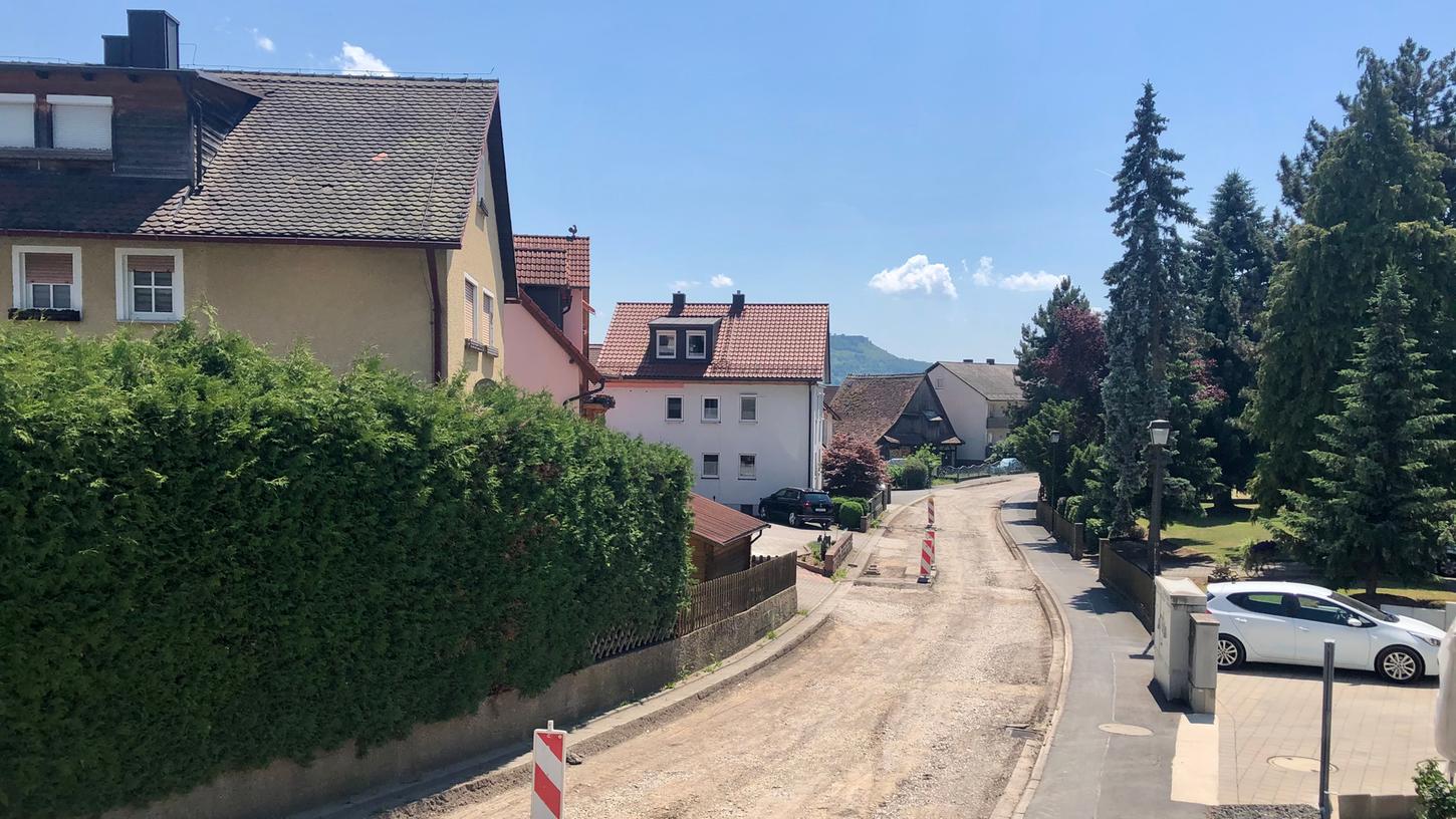 Das derzeit größte Bauprojekt in Weilersbach: die Sanierung der Weißenbacher Straße. 