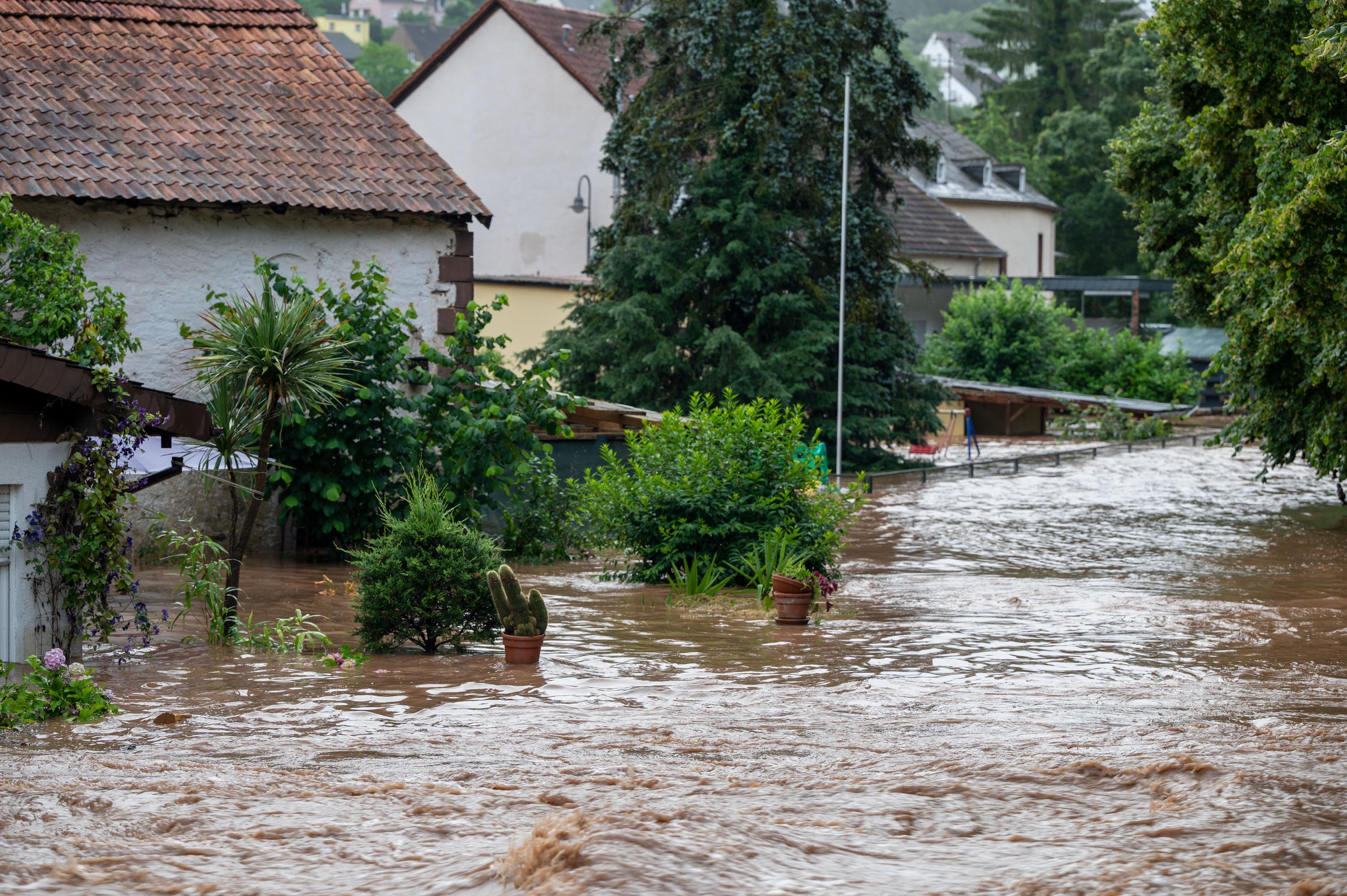 Die Kyll sorgte hier für Chaos und Zerstörung. 