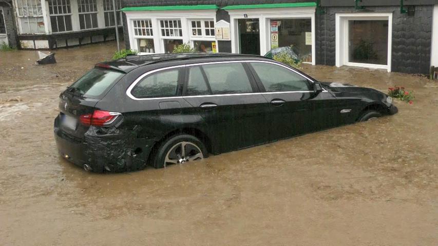 Auch Solingen war von den Überschwemmungen betroffen. 