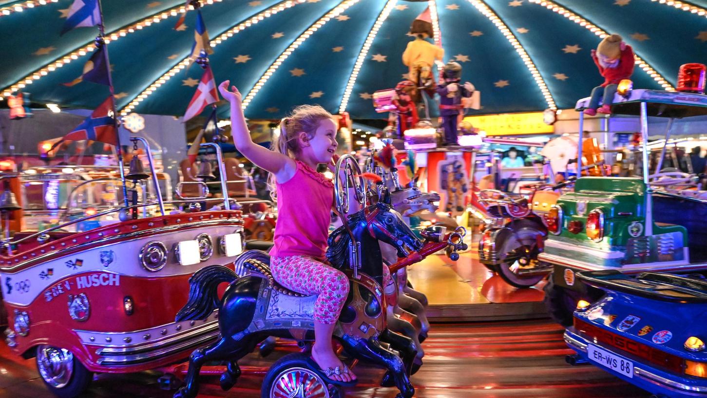 Fahrspaß für die Kleinsten gibt es auch dieses Jahr auf dem Rother Festplatz - nur nicht bei der regulären Kerwa, sondern der coronabedingt etwas abgespeckten "Rother Sommermeile".