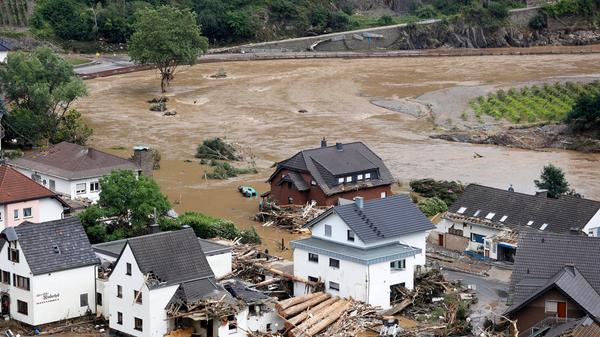 Auch dieses Bild stammt aus Dernau. Ein Ort, den es besonders schlimm traf.