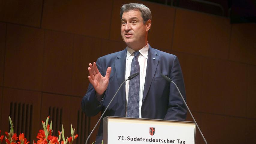 Beim Sudetendeutschen Tag in Regensburg soll auch wieder Ministerpräsident Markus Söder sprechen.