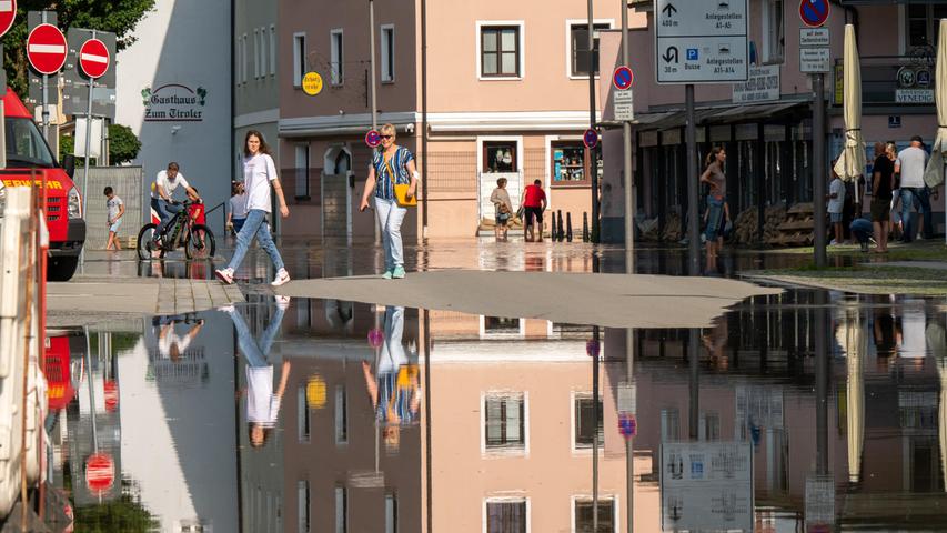 Bei Pegel von über acht Metern: Hochwasserlage in Südbayern stabilisiert sich