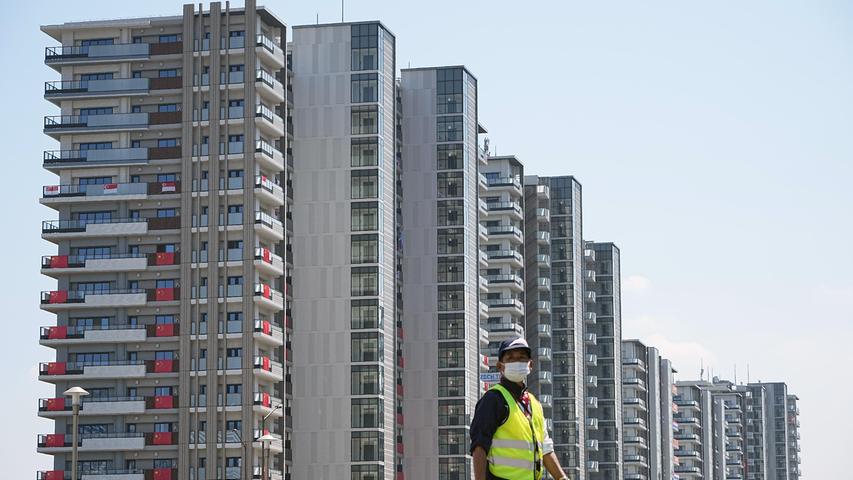 Langwasser? Nein, ein Blick auf das Olympic Village in Tokio. 