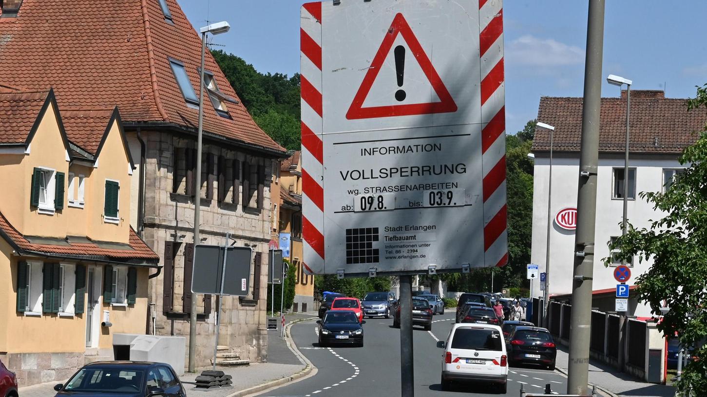 Wegen der Fahrbahndeckenerneuerung in der Bayreuther und der Essenbacher Straße wird der gesamte Bereich in der Nordstadt gesperrt.