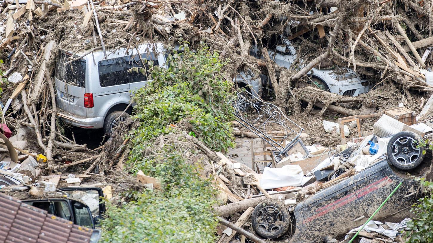 Im Landkreis Ahrweiler hat das Hochwasser extrem gewütet.
Im Landkreis Ahrweiler hat das Hochwasser extrem gewütet.