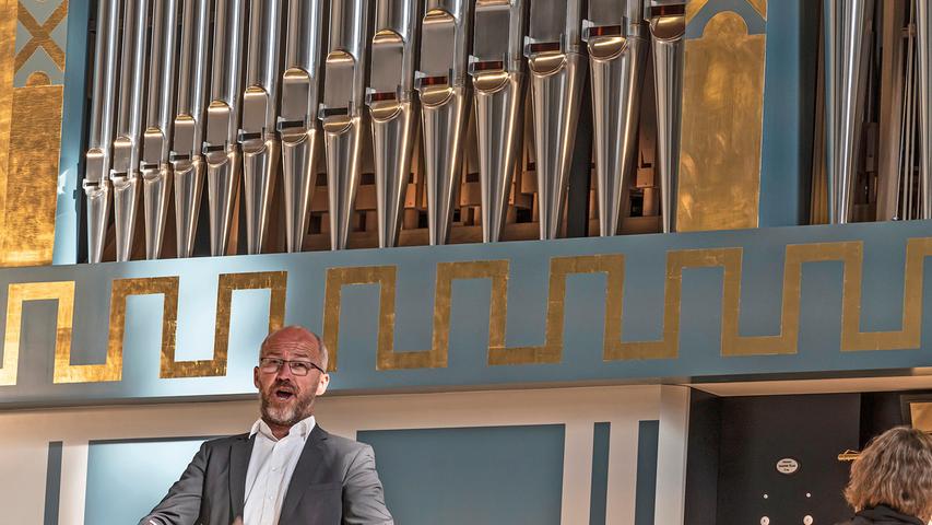 Beim Festkonzert zur Orgelweihe im Juli sang auch der Bass Markus Simon in Sankt Matthäus.