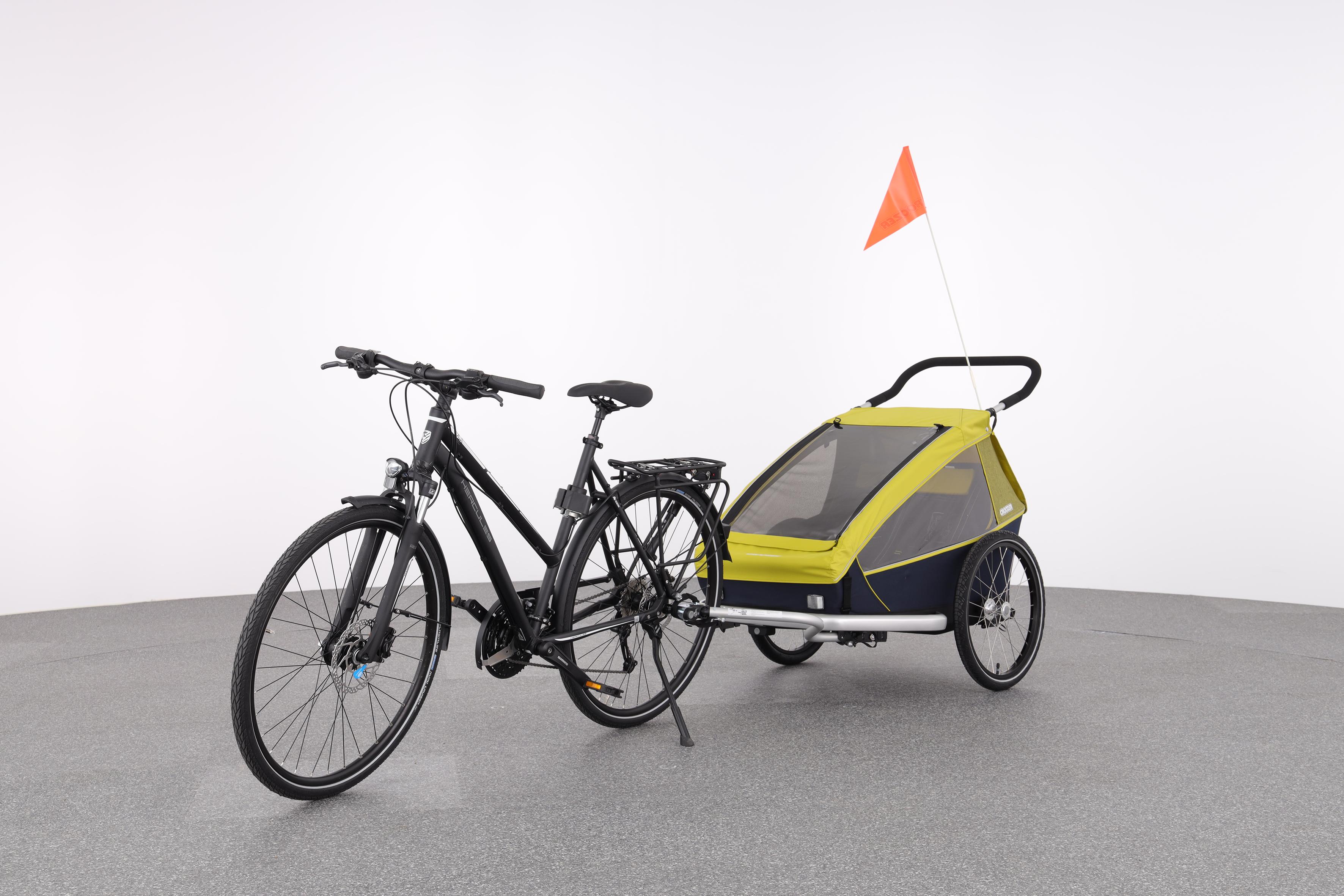 Kindertransport per Fahrrad: Crashtest-Ergebnisse