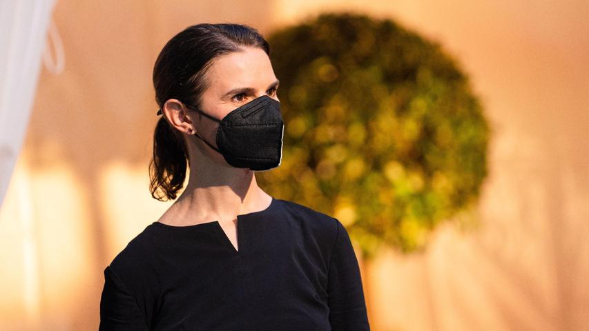 Glücklich nach der Premiere: Oksana Lyniv, die erste Dirigentin der Bayreuther Festspielgeschichte.
Glücklich nach der Premiere: Oksana Lyniv, die erste Dirigentin der Bayreuther Festspielgeschichte.