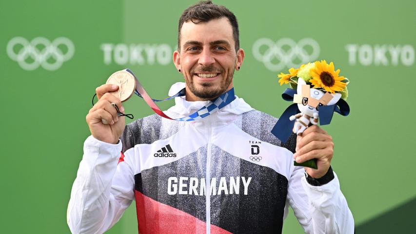 Auch die dritte Medaille für das deutsche Team war eine bronzene. Sideris Tasiadis aus Augsburg musste im Kanuslalom nur Benjamin Savšek aus Slowenien und Lukáš Rohan aus Tschechien den Vortritt lassen.