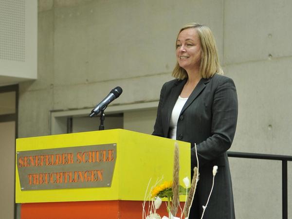 Stolzes Stadtoberhaupt: Bürgermeisterin Kristina Becker brachte Glückwünsche.