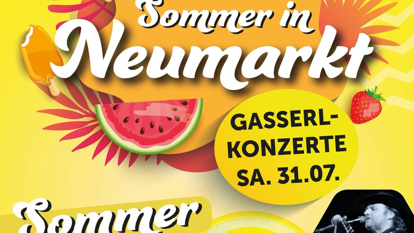 Am 31. Juli kehrt wieder der Sommer ein in Neumarkts Innenstadt.