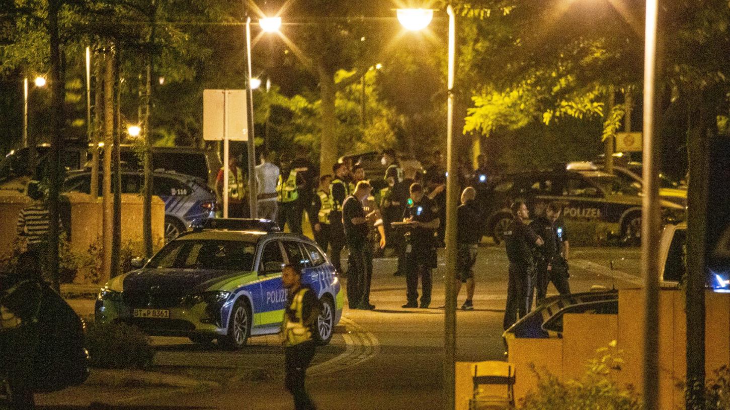 Zu einem Polizeieinsatz kam es in der Nacht zum Mittwoch im Ankerzentrum in Bamberg.