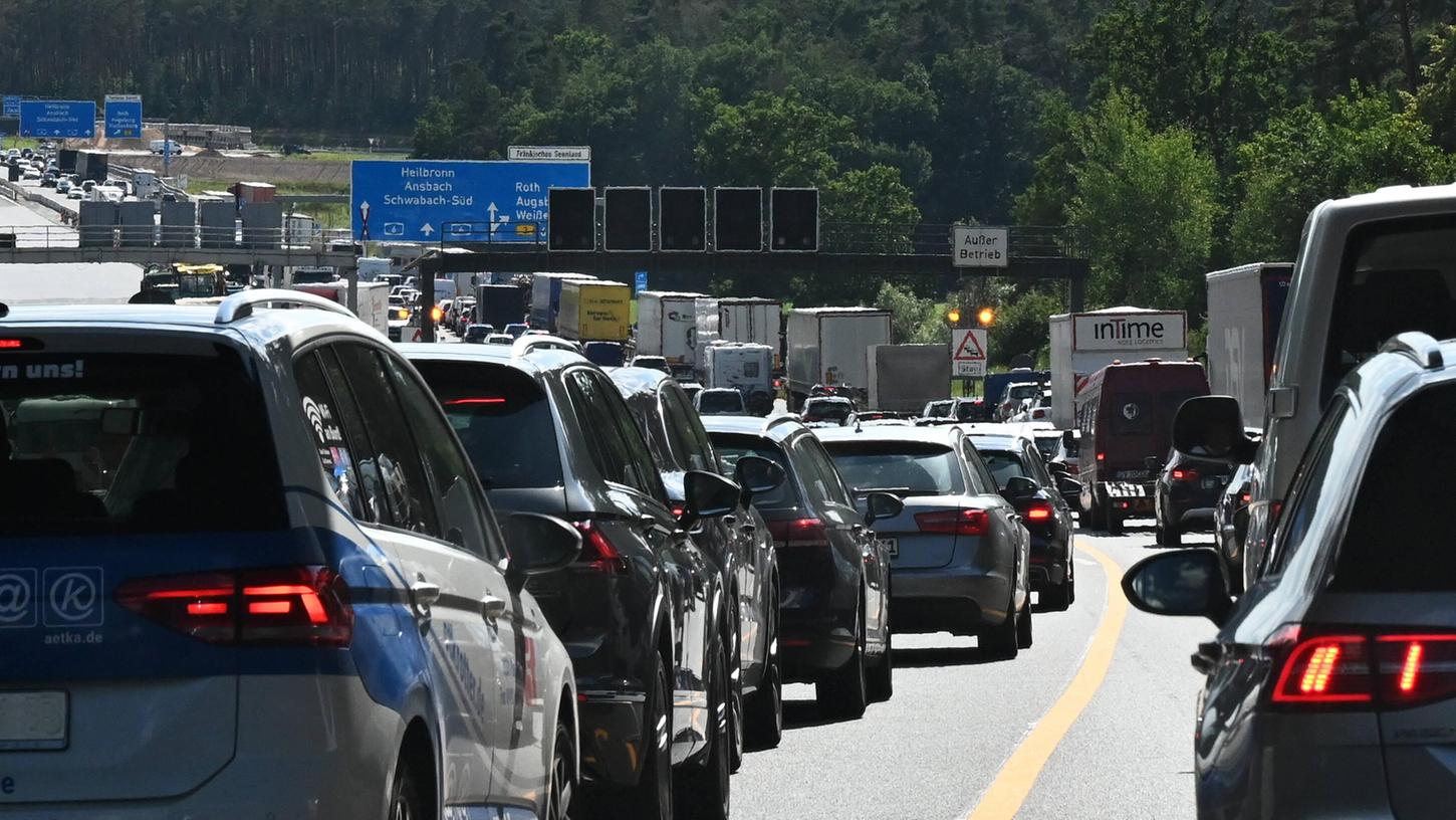 Ferienstart: Auf diesen Autobahnen in Franken könnte es eng werden Ferienstart: Auf diesen Autobahnen in Franken könnte es eng werden