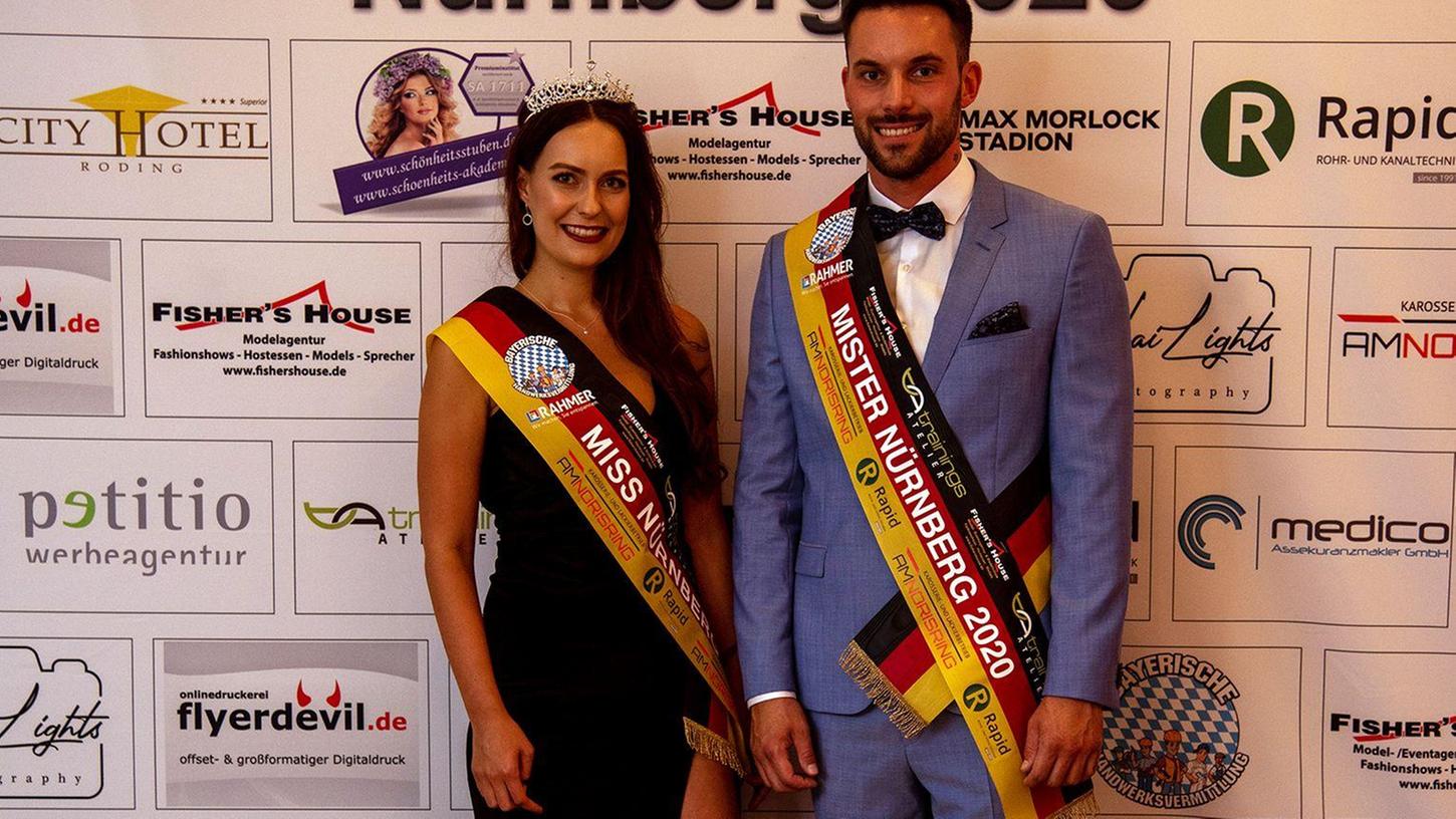 Ihre Nachfolger werden gesucht: Carina Schätz und Tobias Gebert, Miss und Mister Nürnberg 2020. Ihre Nachfolger werden gesucht: Carina Schätz und Tobias Gebert, Miss und Mister Nürnberg 2020.