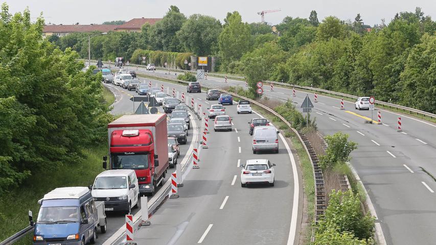 Aktuell ist die Südwesttangente an vielen Stellen eine Baustelle.