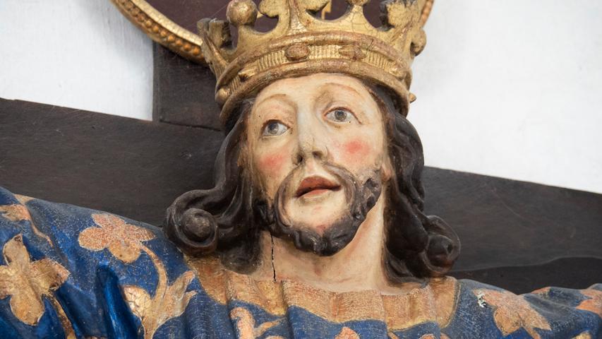 Der Sommerbart muss kein Männervorrecht sein: hier die sogenannte Jungfrau mit Bart in der Jakobskirche von Neunburg vorm Wald.
Der Sommerbart muss kein Männervorrecht sein: hier die sogenannte Jungfrau mit Bart in der Jakobskirche von Neunburg vorm Wald.