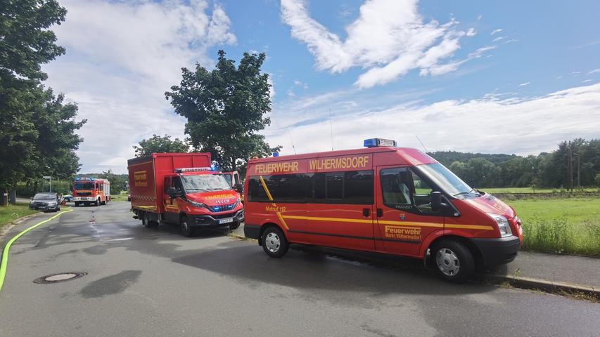 Brand in Laubendorf: Mehrere Feuerwehren rücken nach Langenzenn aus
