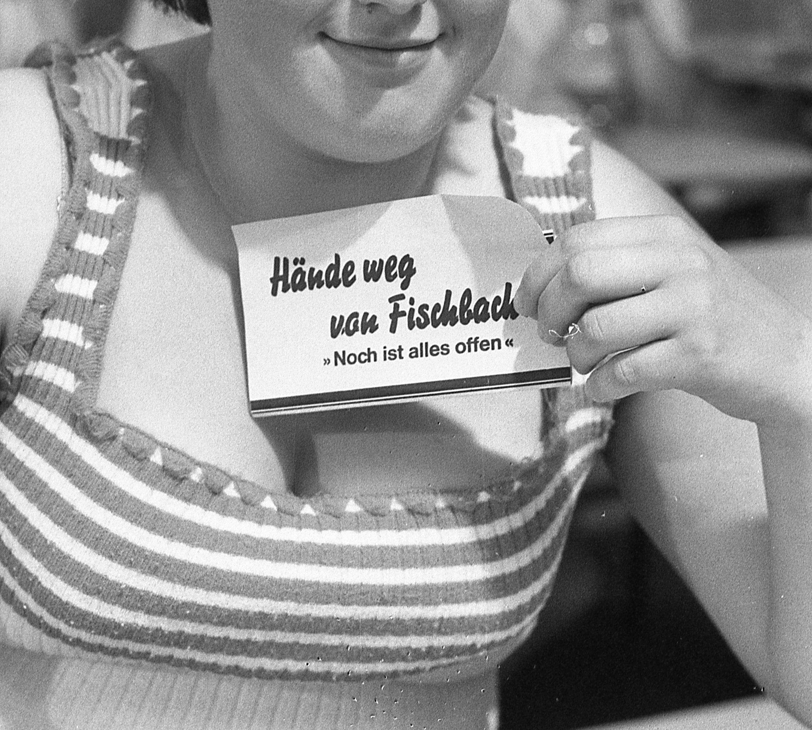 Auch sie wirbt für Fischbachs Selbständigkeit. Auch sie wirbt für Fischbachs Selbständigkeit.