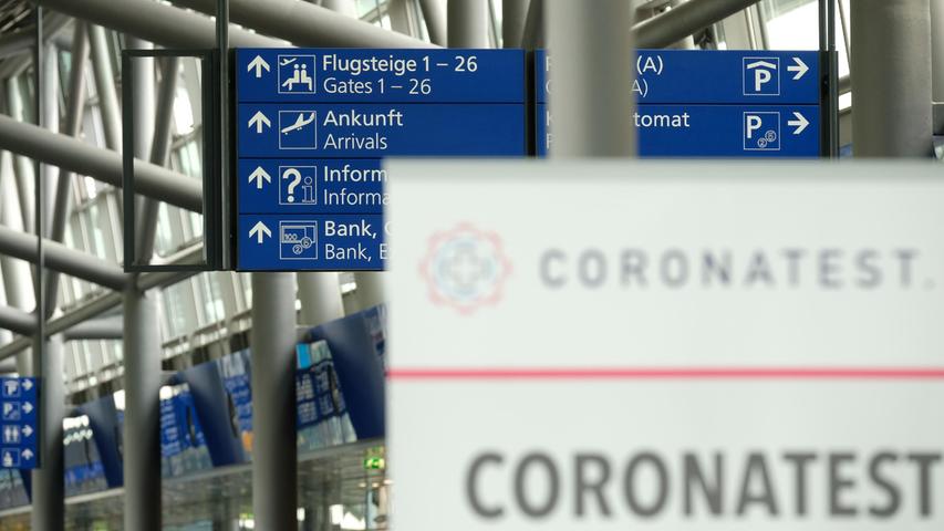 Hier können Sie sich noch kurz vor Abflug testen lassen, sollten Sie das noch nicht getan haben - was unbedingt ratsam ist.
Hier können Sie sich noch kurz vor Abflug testen lassen, sollten Sie das noch nicht getan haben - was unbedingt ratsam ist.