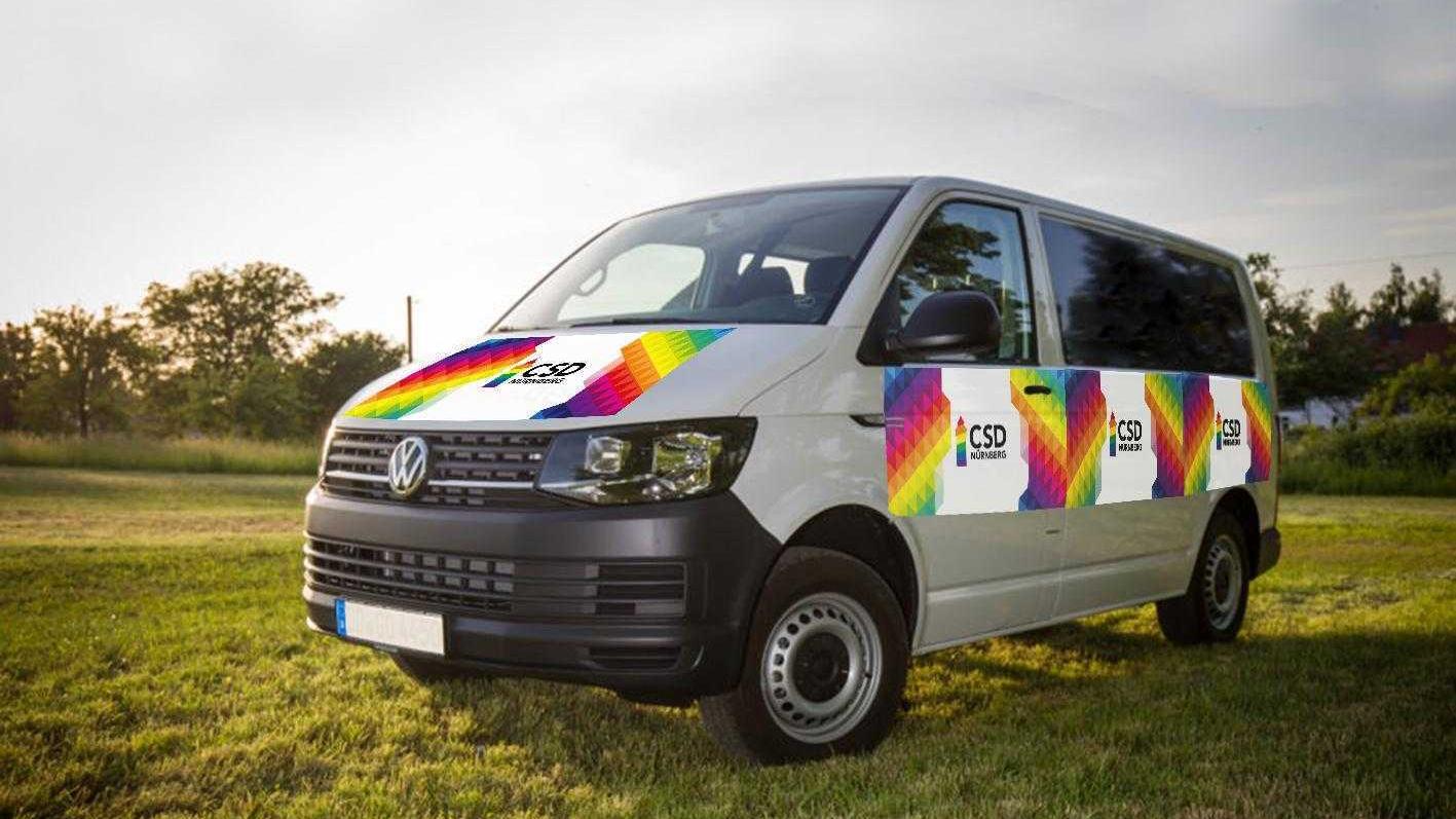Mobiler CSD: Bunter Bus tourt am Freitag durch das Nürnberger Umland Mobiler CSD: Bunter Bus tourt am Freitag durch das Nürnberger Umland