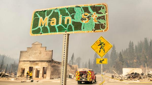 Nicht nur in Europa, auch in den USA und hier vor allem in Kalifornien wüten schlimme Brände - hier in Greenville.