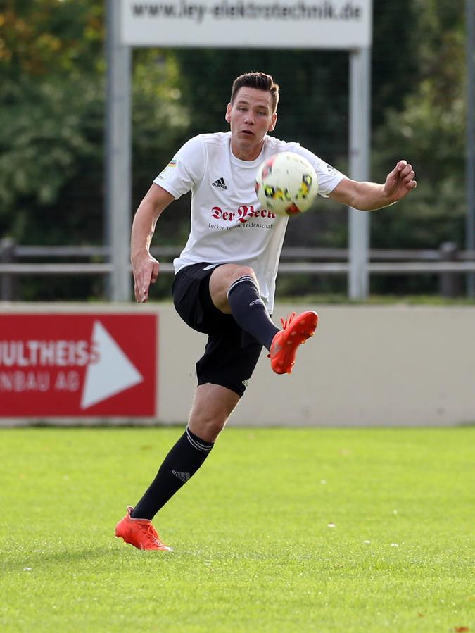 Kommt auf mehr als 100 Bayernliga-Einsätze: Sandro Gumbrecht, hier noch im Trikot des FSV Erlangen-Bruck im Herbst 2019.  